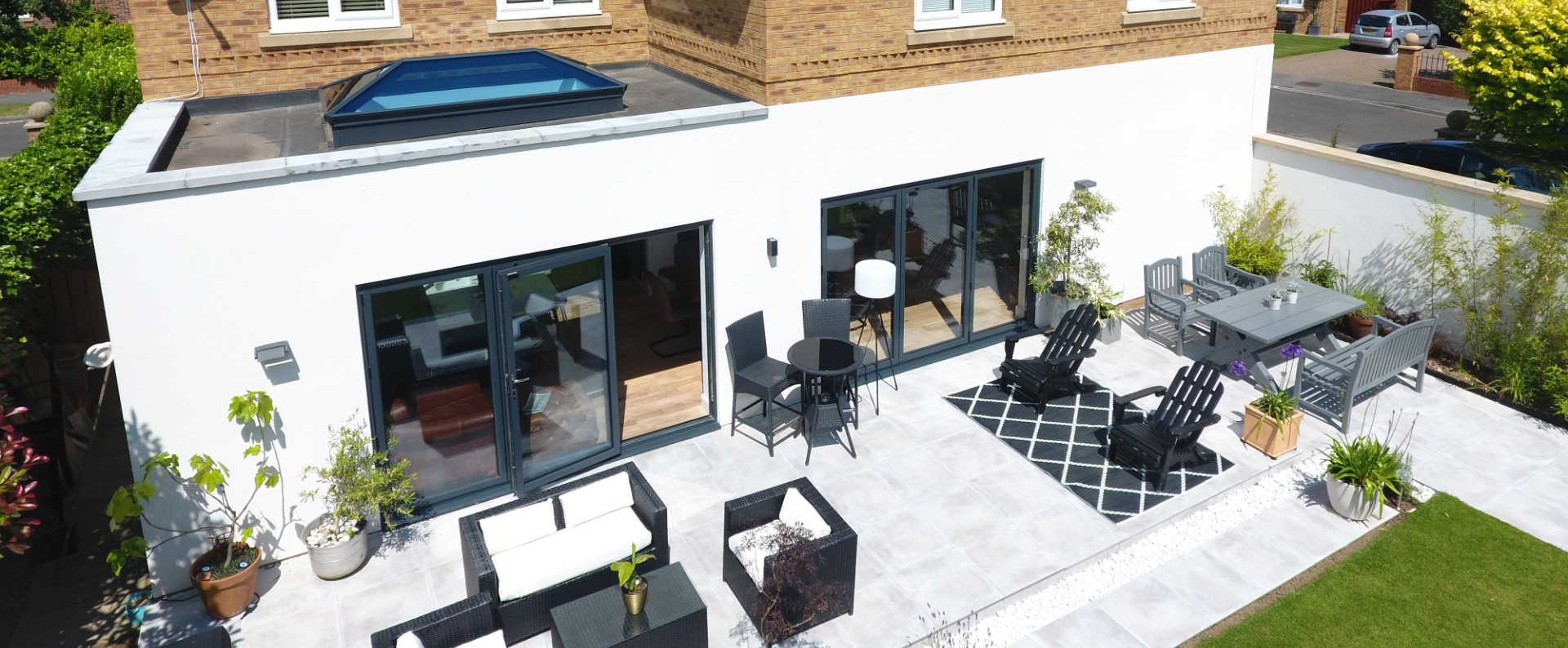 Bifold doors and Rooflight